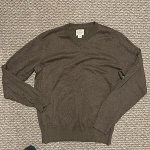 St John’s Bay Sweater Mens LG Brown